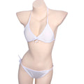 Contrast Binding Triangle Bikini Swimsuit Women Two Piece Swimwear 2023 Bikini Set Summer Beachwear