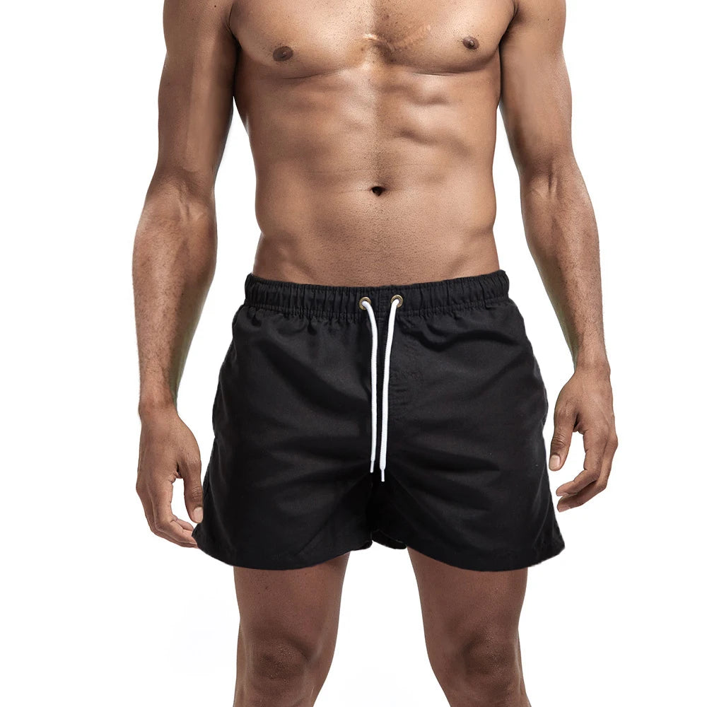Men's Swim Shorts Swim Trunks Quick Dry Board Shorts Bathing Suit Breathable Drawstring With Pockets for Surfing Beach Summer