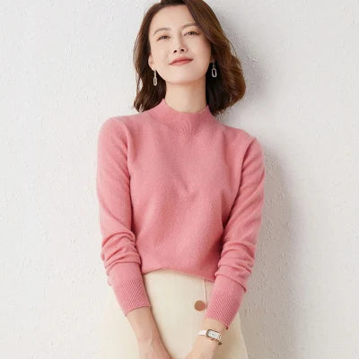 Women’s Slim Turtleneck Knit Sweater