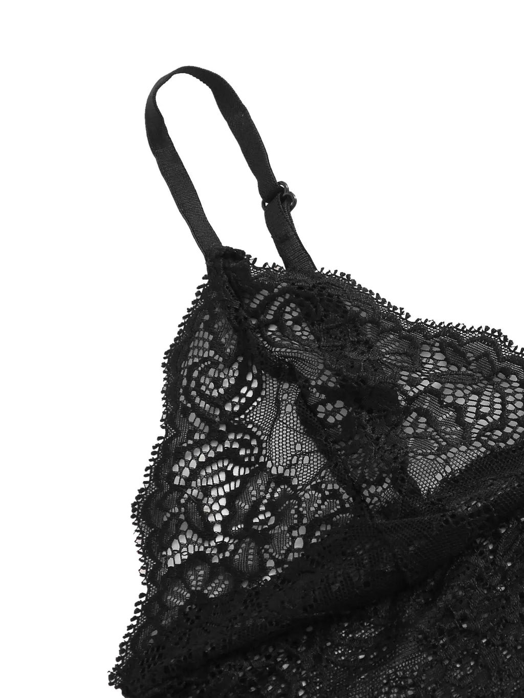Women's 2 Piece Sexy Lace Pajama Set See