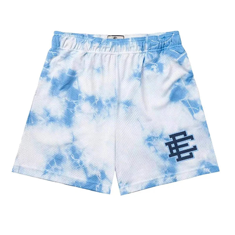 Summer Eric Emanuel EE Basic Mesh Short Classic Floral Printed Gym Shorts Men's Gym Basketball Sports Beach Men Shorts