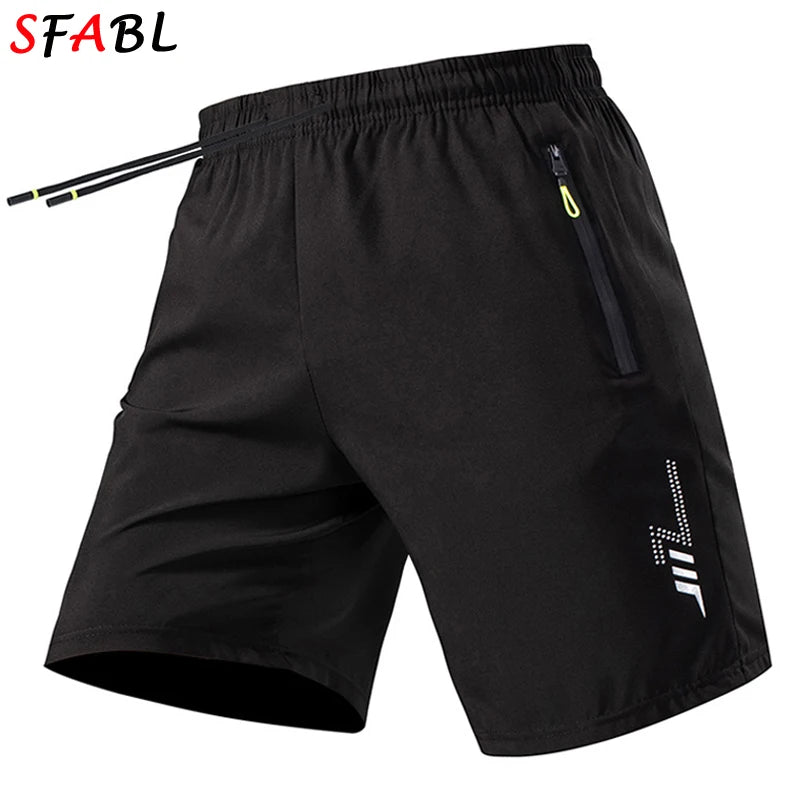 Quick-drying Shorts Men Board Short Pants Summer Breathable Sports Shorts Men Casual Elastic Running Gym Fitness Men's Shorts