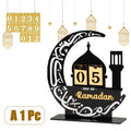 2026 DIY Eid Acrylic Countdown Calendar Ramadan Gifts and Ornaments for Kids Muslim Festival Party Decorations for Home Decor