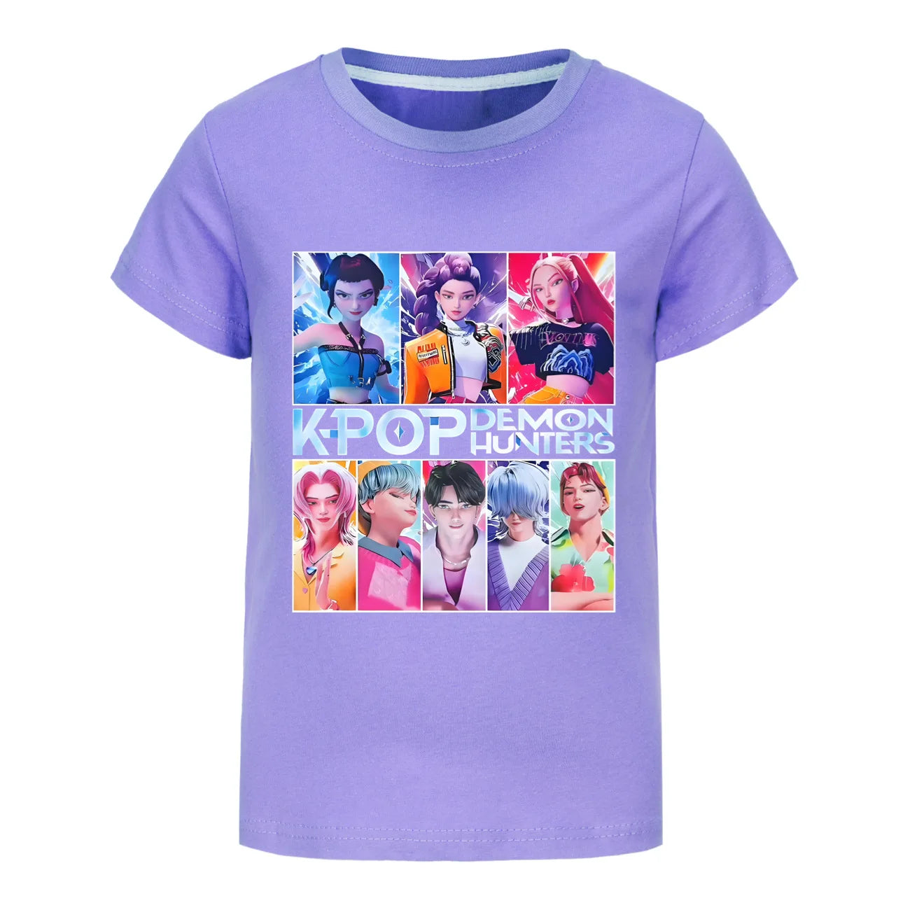Kids Clothes KPop Demon Hunters Saja Boys Soft Cotton Boys Girls T Shirt Summer Fashion Cool Kids Tee Cosplay Costume