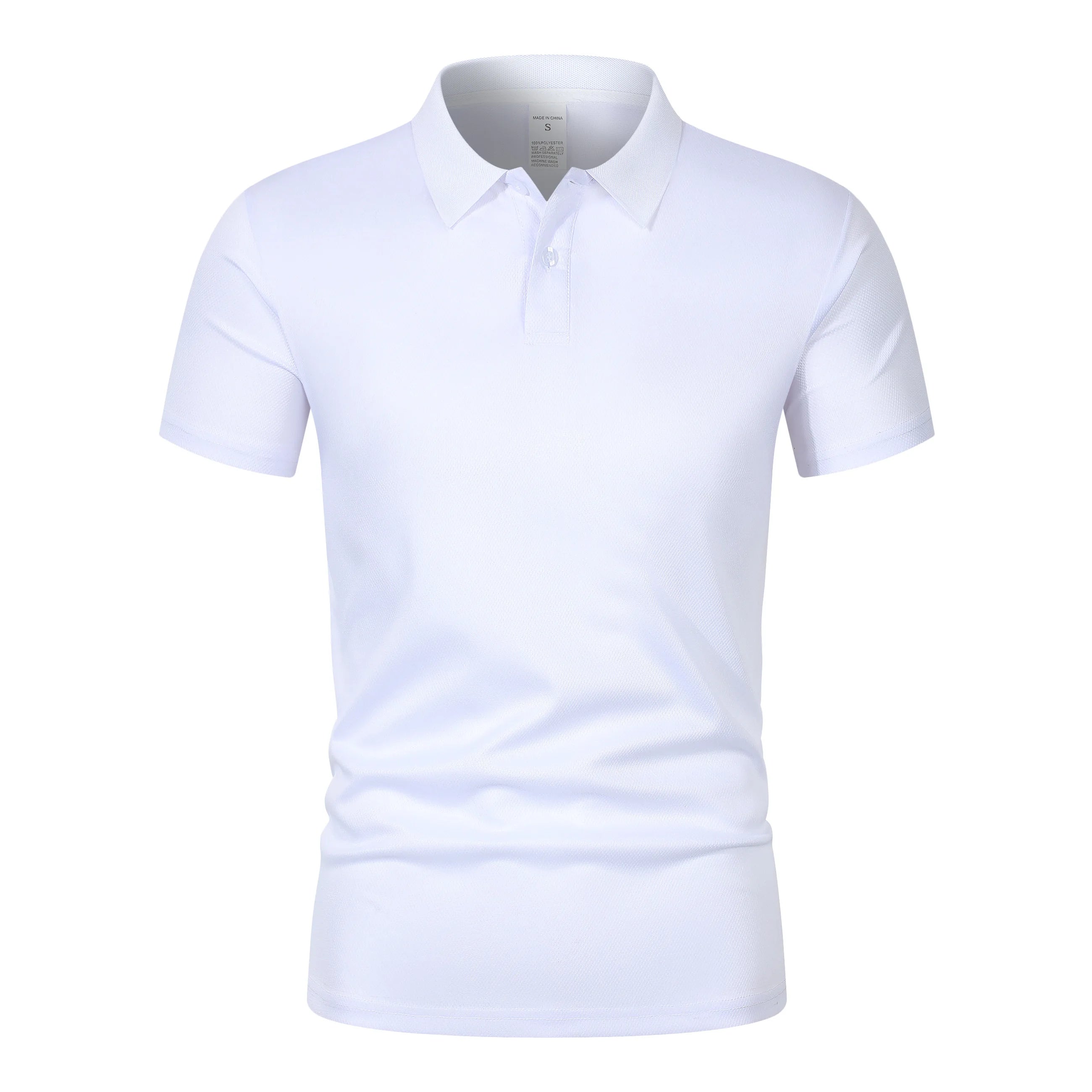 2025 Hot selling men's summer leisure breathable comfortable Polo shirt men's solid color high-quality imitation cotton short-sl