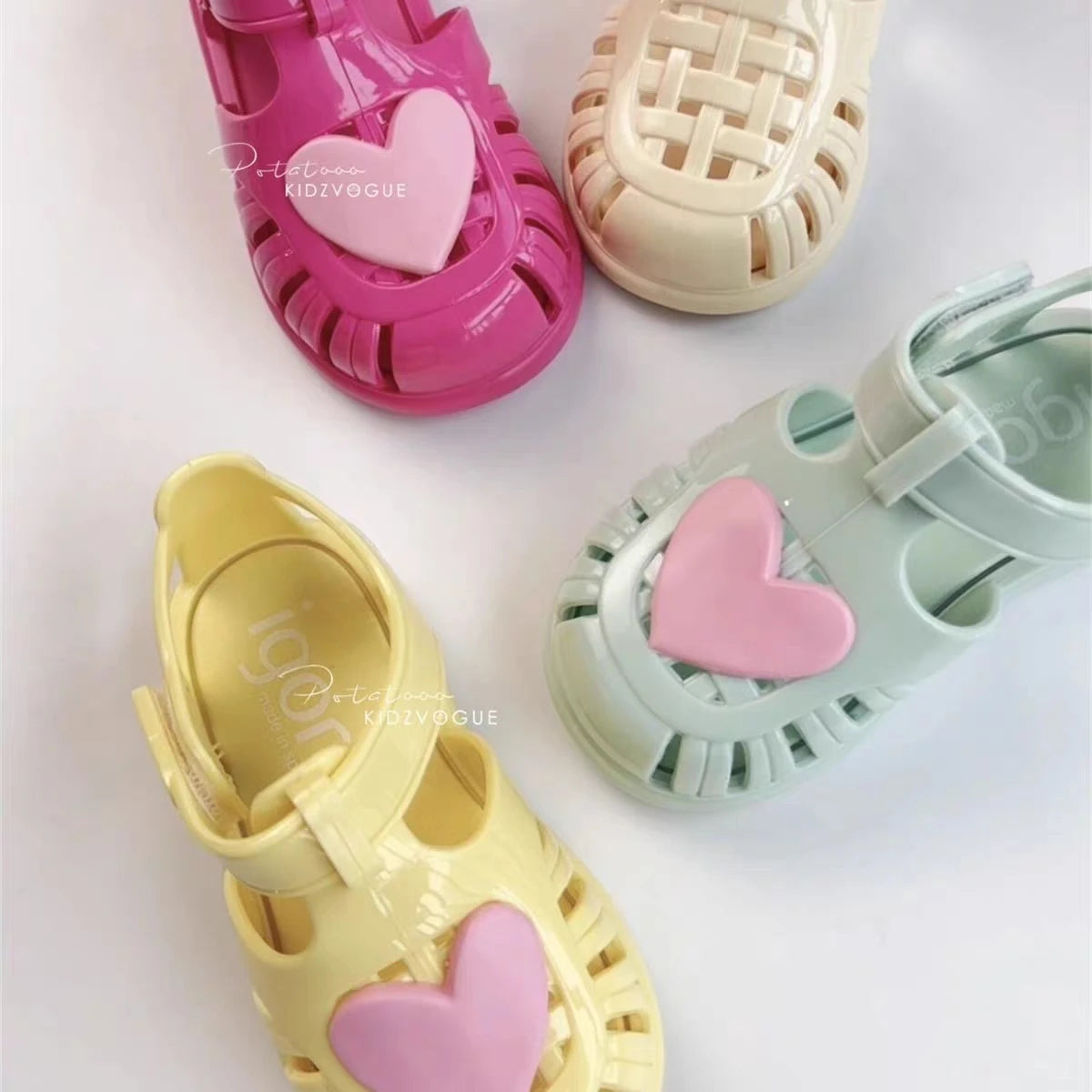 Classic Design Children's Summer Roman Sandal Fashion Casual Kids Boys And Girls Beach Sandals Solid Color Popular Baby Shoes
