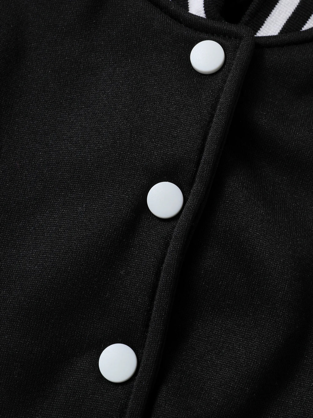 Christmas-Themed Short Baseball Jacket for Girls with a "Anime Idol Girl Group" Design, Trendy Clothing for Girls, Sportswear for Older Children, Casual Wear for Home and Outings, Versatile