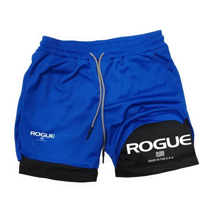 Rogue Gyms Men's Sports Shorts  Four Seasons Sportswear 2-in-1