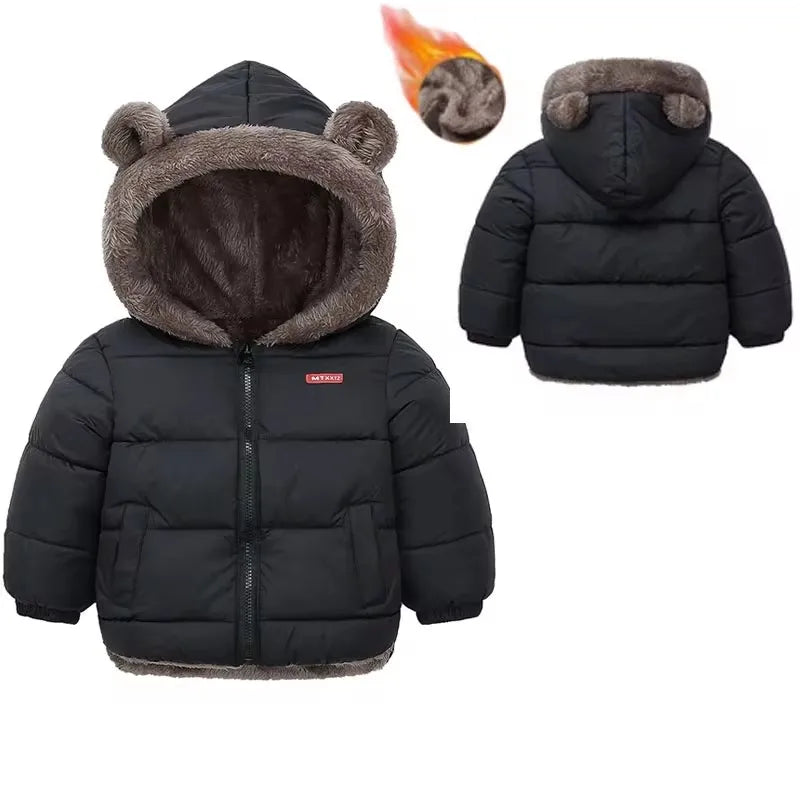 Kids Thick Padded Winter Jacket