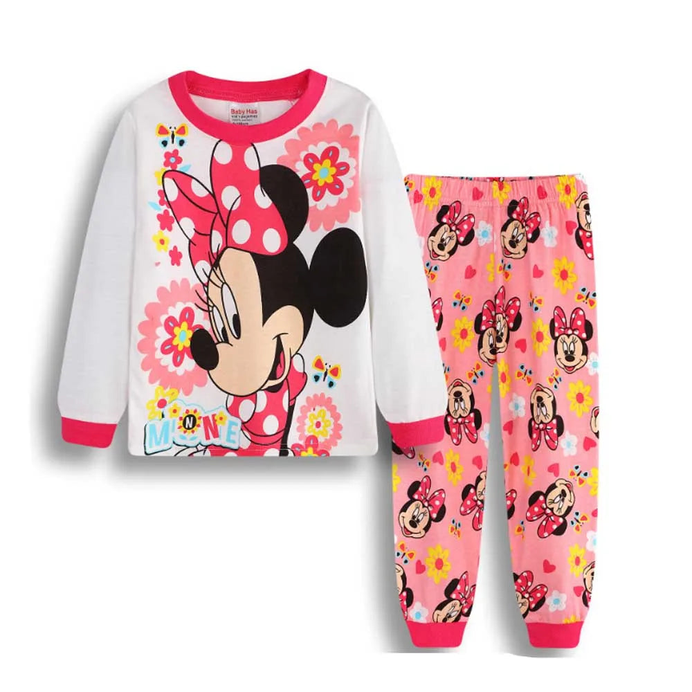 Little Boys Clothing Pajamas Sets Toddler Girl Sleepwear Cotton Pijama Kids Pyjama Long Sleeve Two Pieces Set 2 to 3 5 6 7 Years