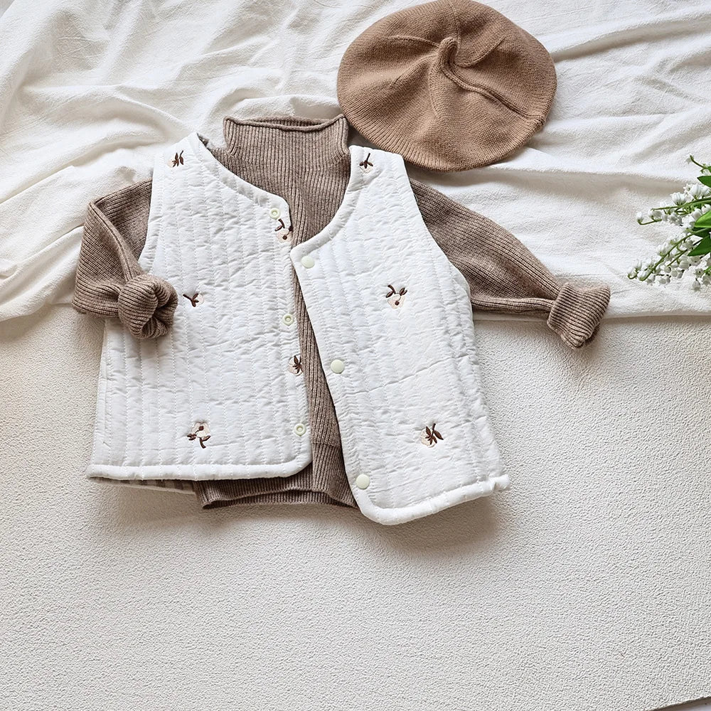 MILANCEL Spring Autumn New Kids Infant Sweaters Turtleneck Boys Pullover Boys Knitwear Girls Base Sweater