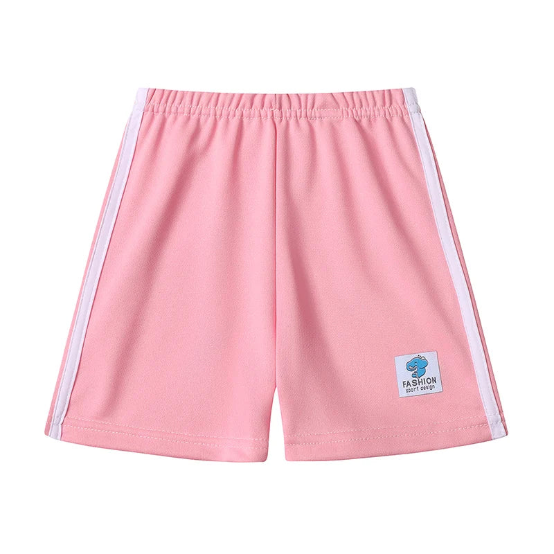 1/4/6 Pieces Summer Children's Basic Versatile Candy Colored Shorts For Boys And Girls Sports Running Loose Pants Outdoor Shorts