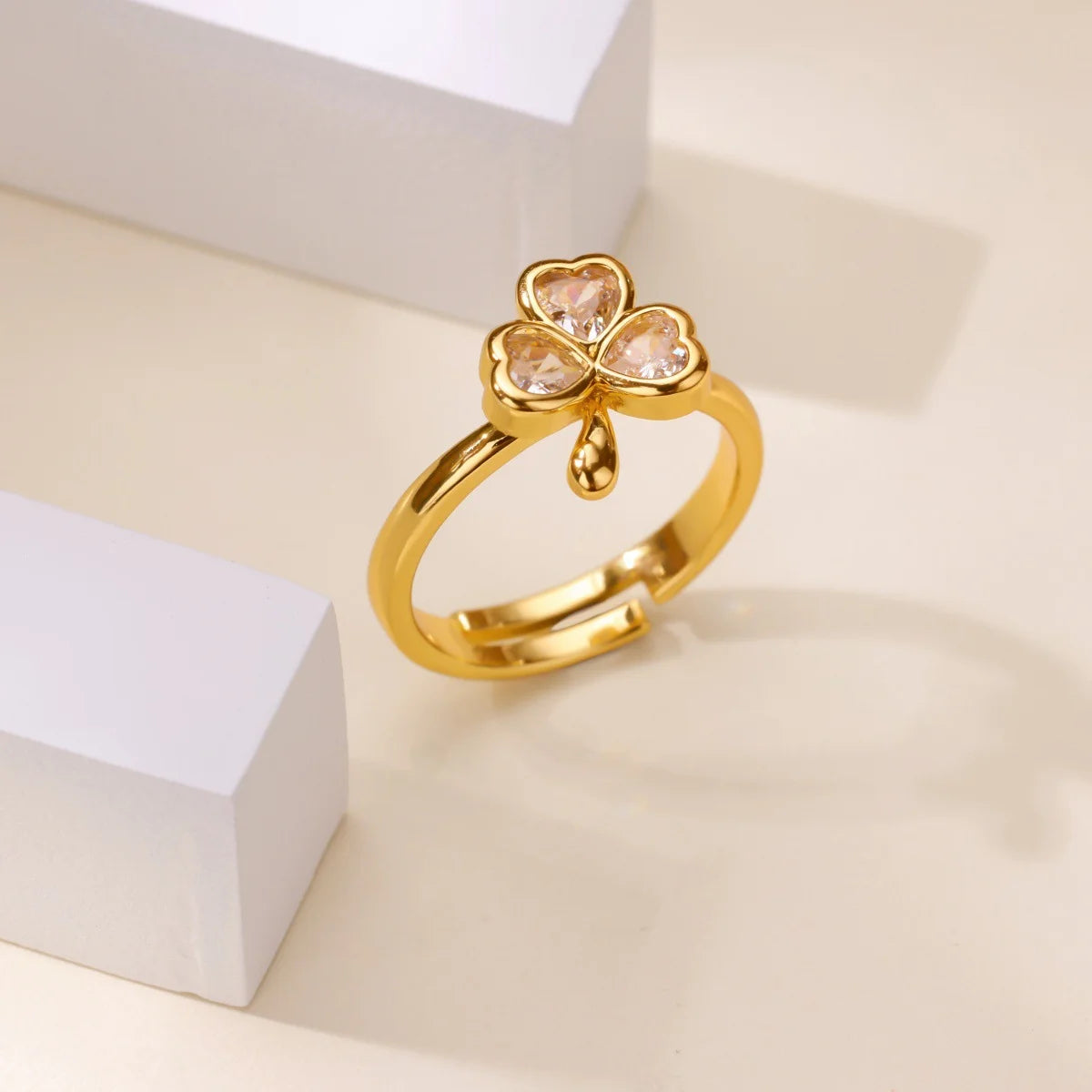 Geometric Hollow Anillos For Women Gold Color Star Rings Fashion Tiny Sparkling Zirconia Ring Party Elegant Punk Jewelry Gifts