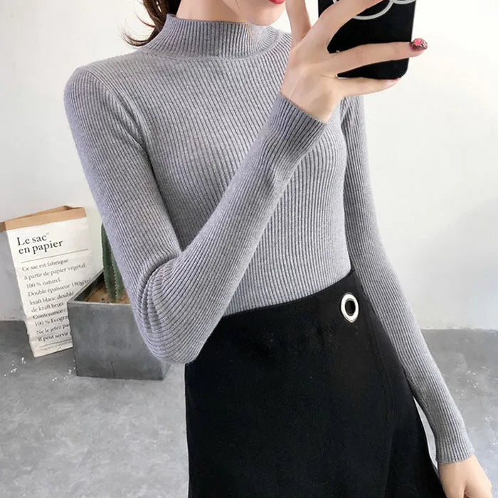 Autumn Winter Simple Chic Sweater