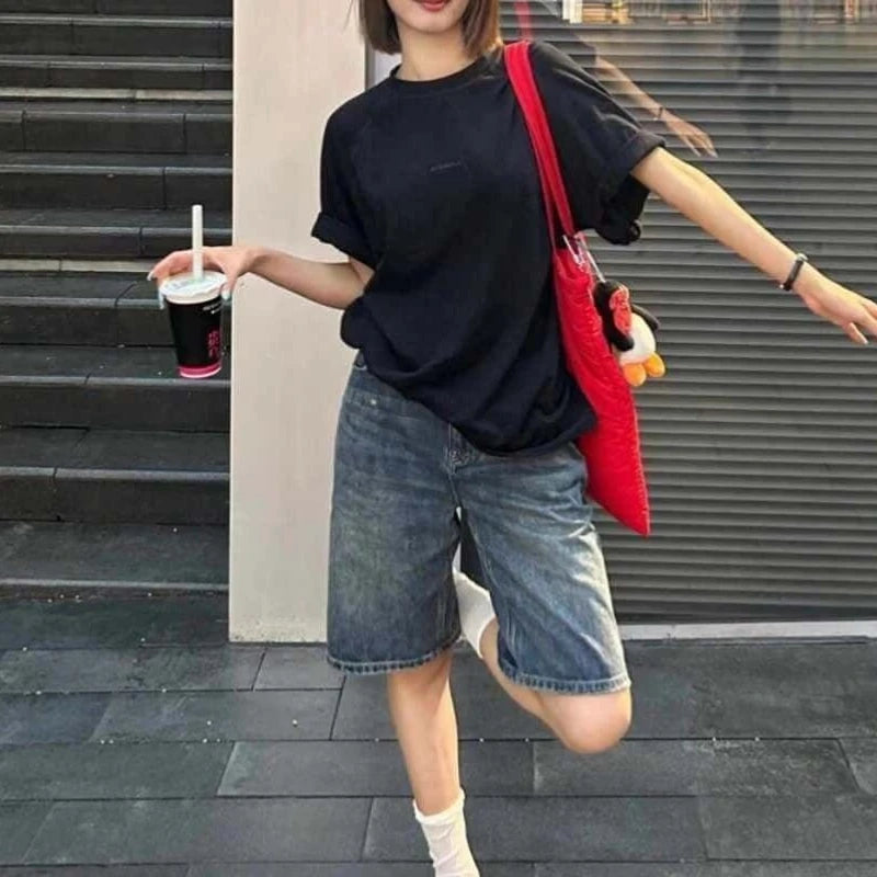 Spring/Summer Women’s Wide Leg Denim Shorts