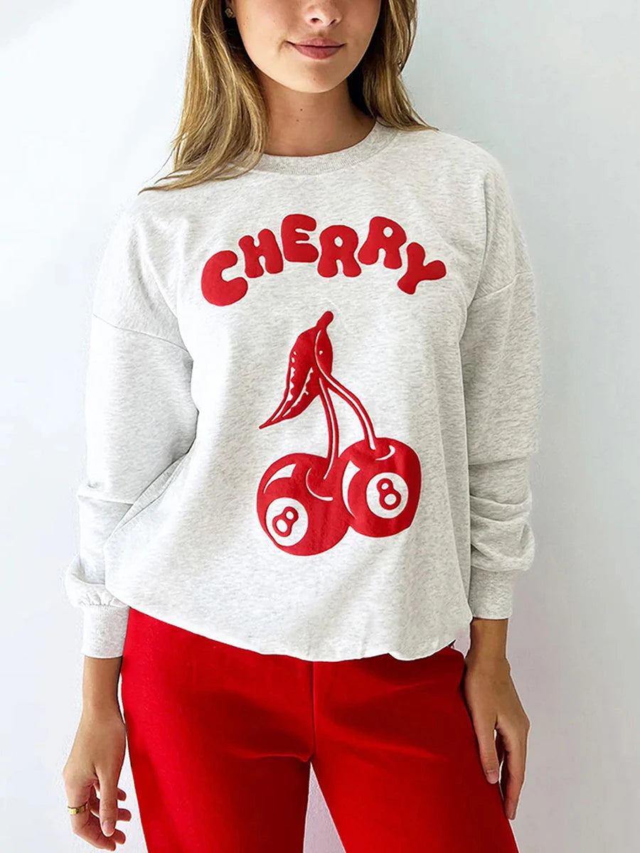 Women s Winter Oversized Hoodie with Vintage Rose Embroidery and Fleece Lining Warm Pullover Sweatshirt Coat