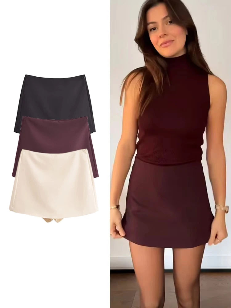 Spring Women’s High Waist Skirt