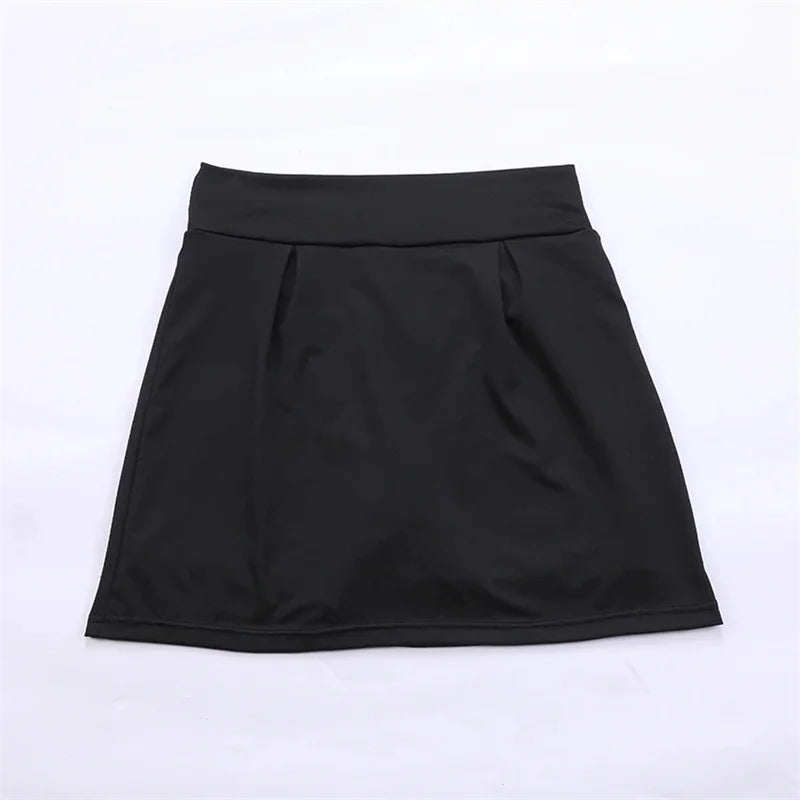 Summer Women’s Quick-Dry High-Waist Mini Skirt