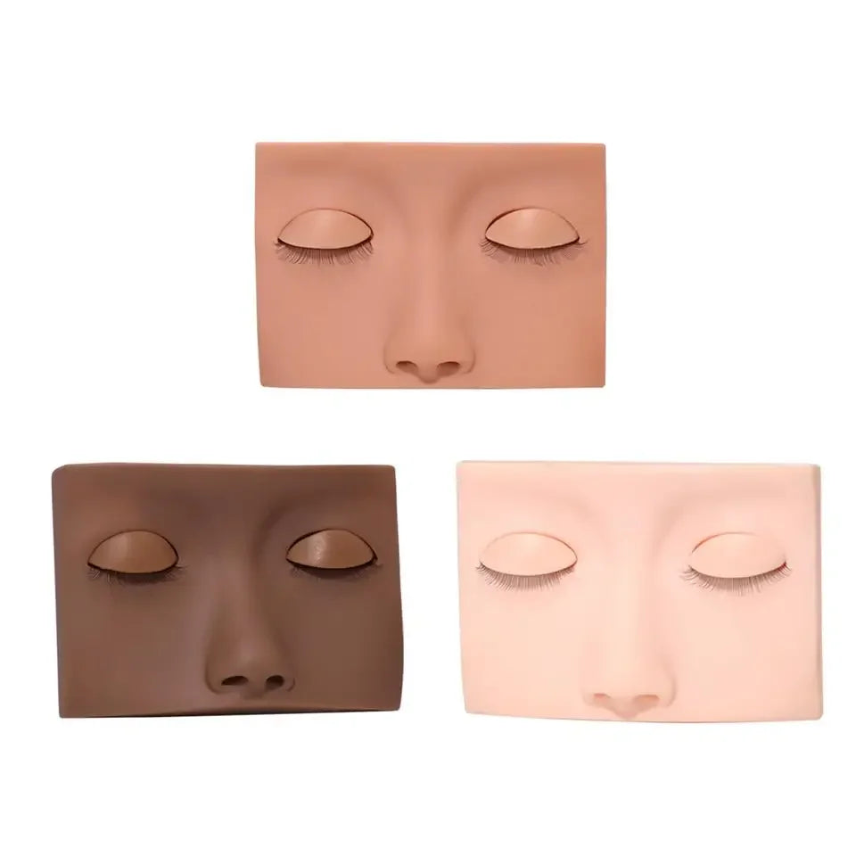 Lashprofessor Mannequin Head For Eyelash Extension With Practice Silicone Mannequin Head Lashes Extension Cosmetic Model Supplie