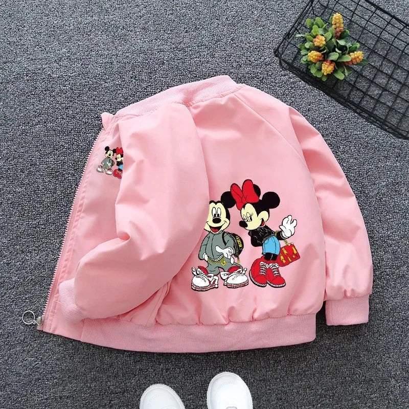 New Spring Mickey Mouse Baby Boys Hooded Jacket