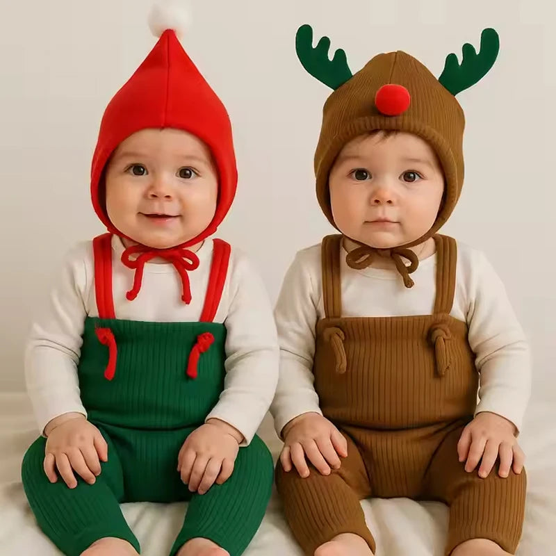 2026 Baby Cute Clothing Knit Pants with Hat Toddler Girls Boys Trousers New Born Baby Clothes Cotton Newborn Outfits
