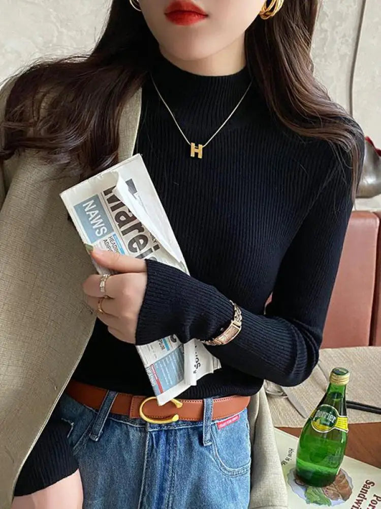 Autumn Winter Simple Chic Sweater