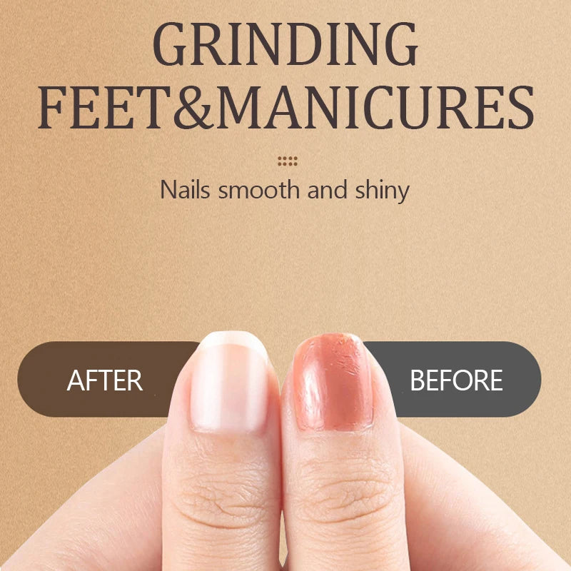 USB Rechargeable Wireless Electric Foot File Cuticle Callus Remover Machine Pedicure Tools Foot Heel Care Tool With Sandpaper