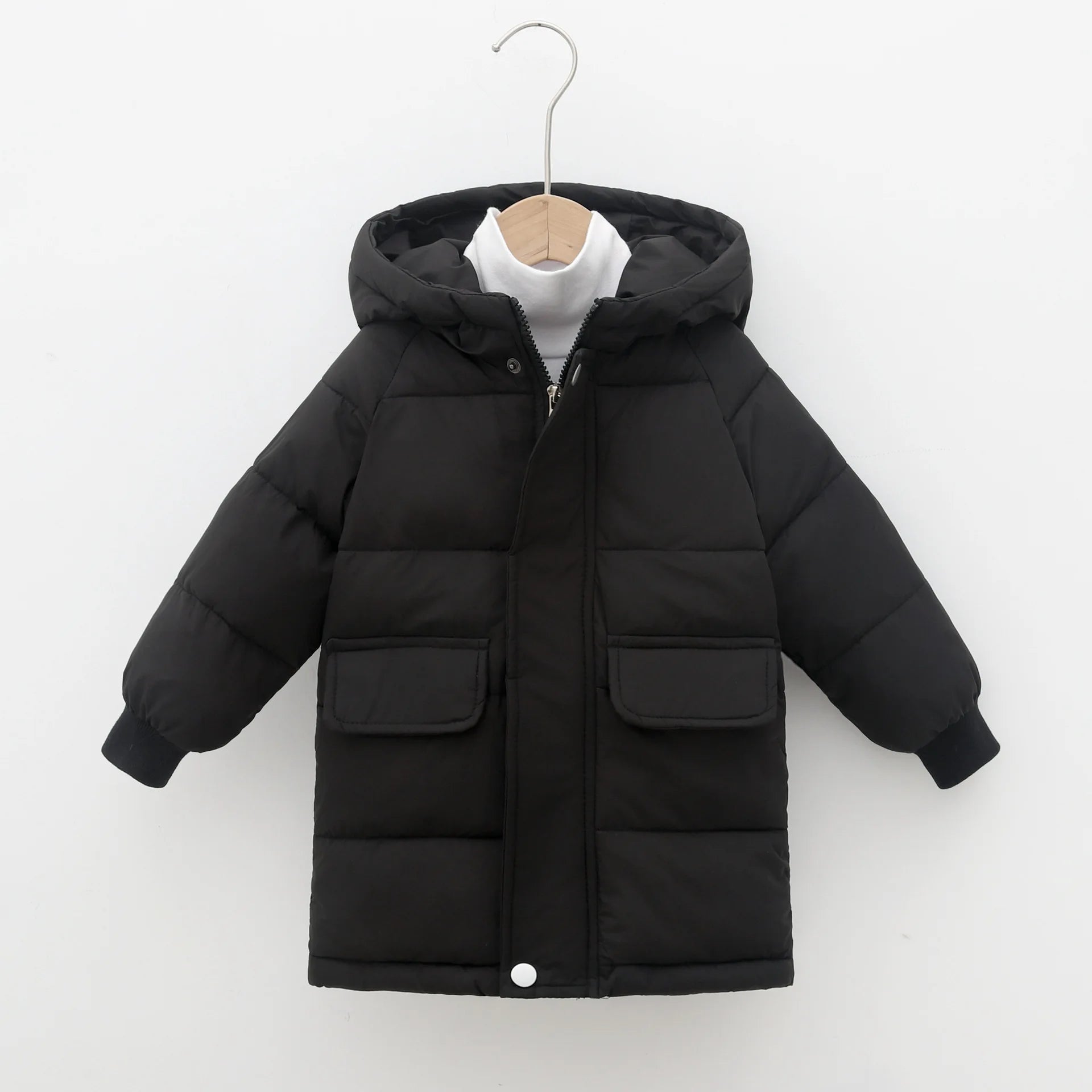 Kids Long Down Winter Jacket