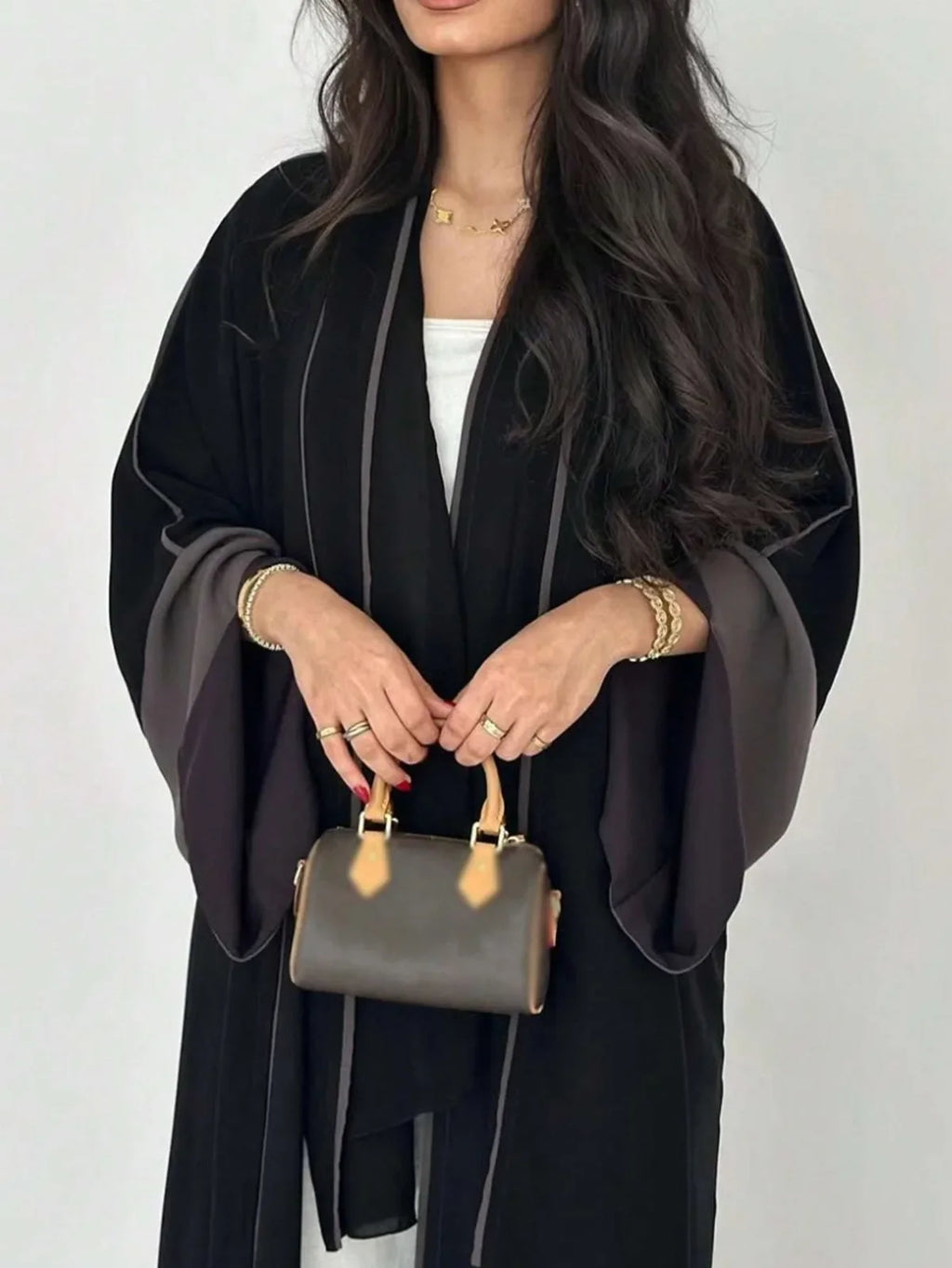 Women Loose Abaya Muslim Full Sleeve Open Front Abayas Middle Eastern Elegant Kaftans Jilbabs Arabian Islamic Maxi Dresses