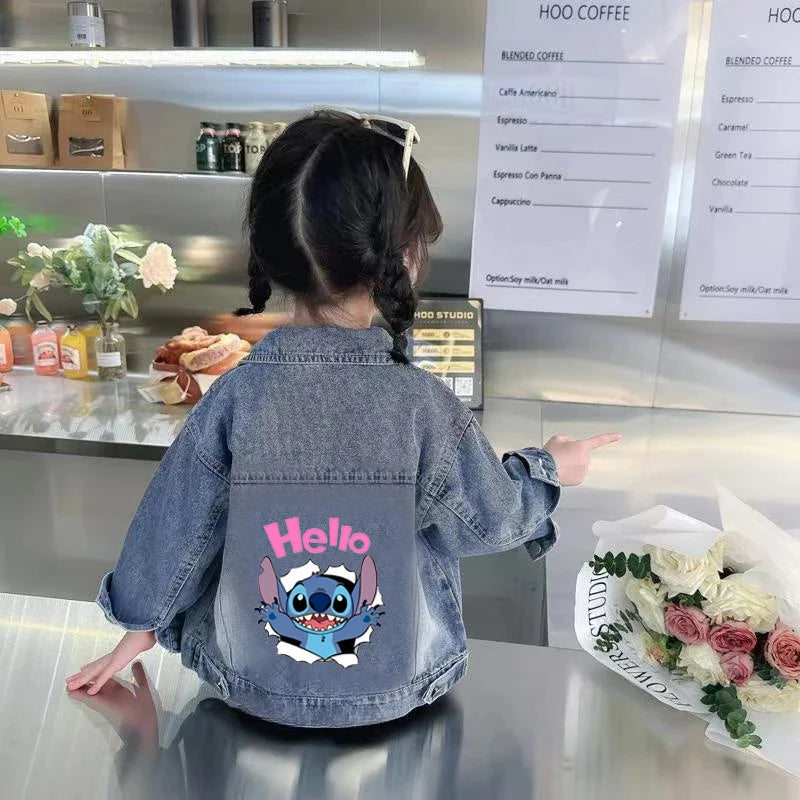Spring Cute Kids Denim Jacket