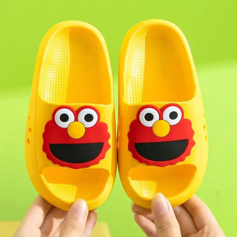 EVA Children's Slippers Cute Cartoon Boys and Girls' Toddler Bean Shoes Medium and Large Kids' Parent-Child Summer Sandals