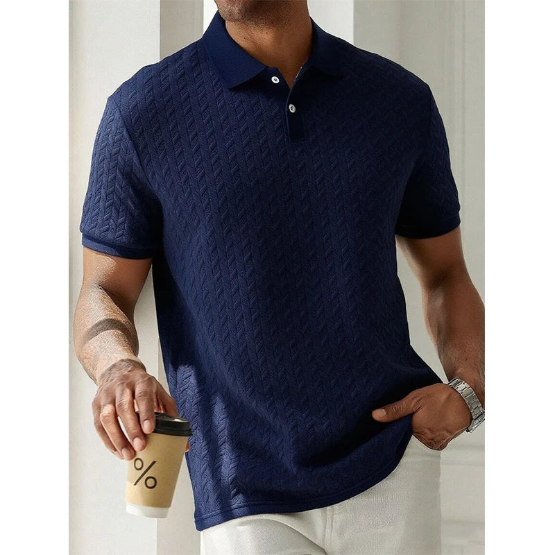 Mens Polo Shirt Summer Short Sleeve Male Polos Streetwear Man Tops Solid Color Poloshirt Brand Breathable Male Polo Shirts Men