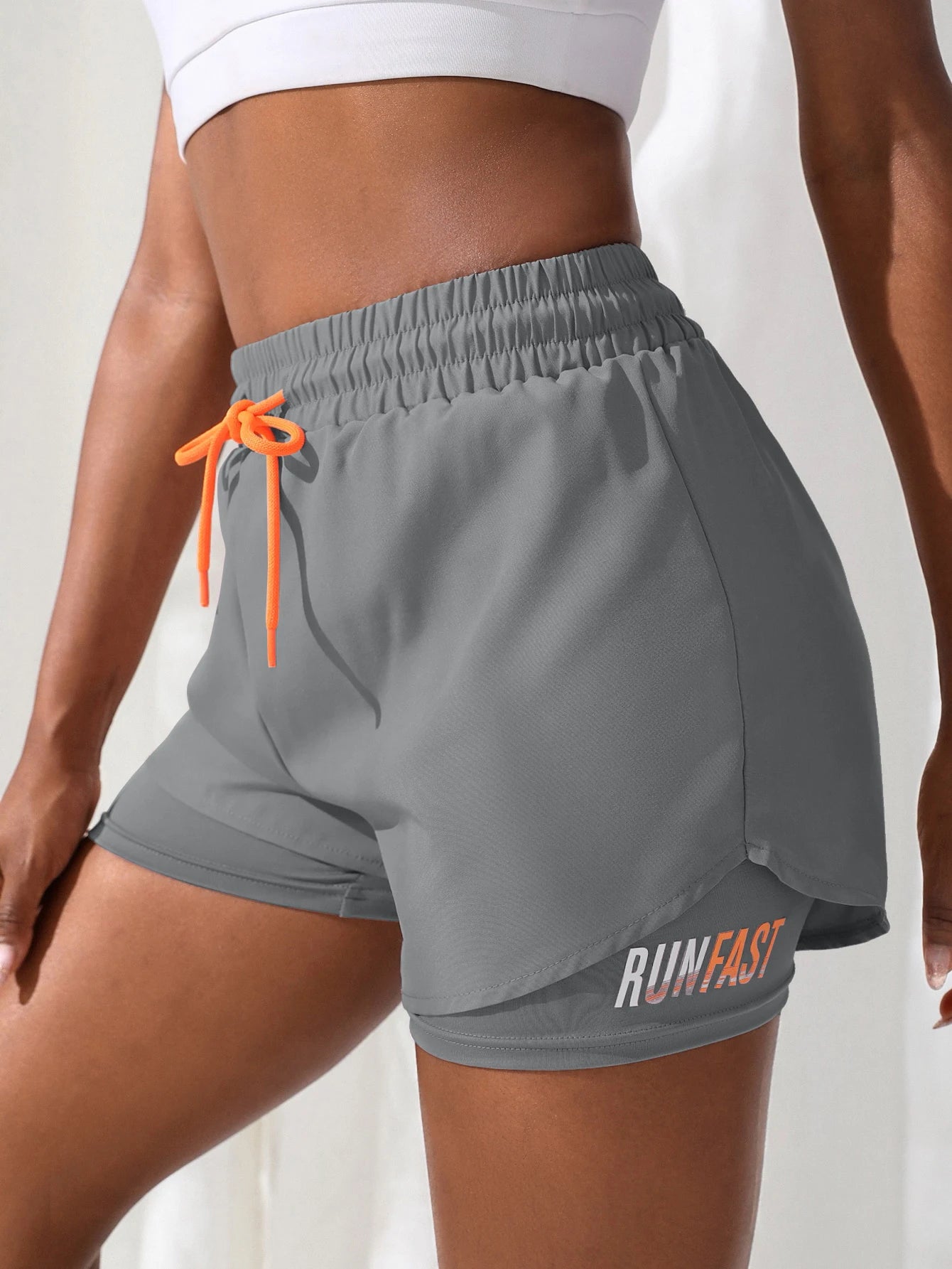 High-Rise 2-in-1 Yoga Shorts – Women’s Running Fit