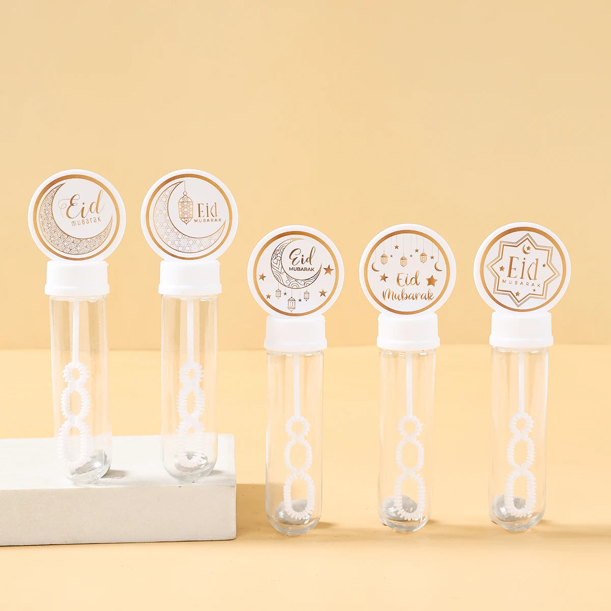 EID Mubarak Bubble Wand Soap Bottle Tube Ramadan Decor 2026 For Home Ramadan Kareem Islamic Muslim Party Eid Al Adha Gifts