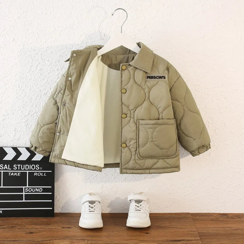 Kids Cotton Winter Jacket (3–10Y)