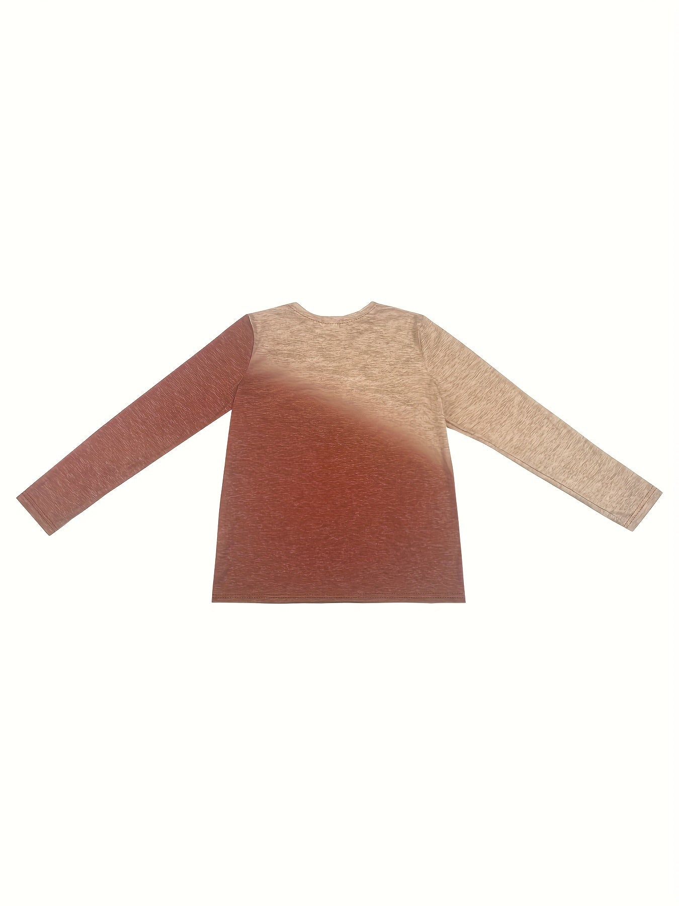 Heart & Butterfly Print Crew Neck T-Shirt, Casual Long Sleeve T-Shirt For Spring & Fall, Women's Clothing