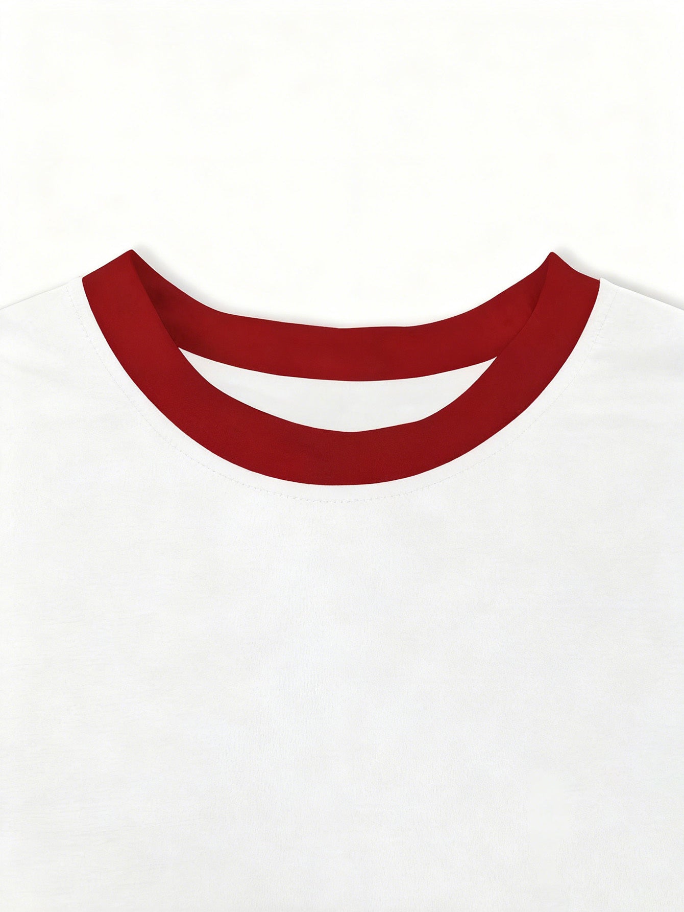 Women'S Stylish Summer Short-Sleeve Pullover Top with Beautiful Contrasting Colors