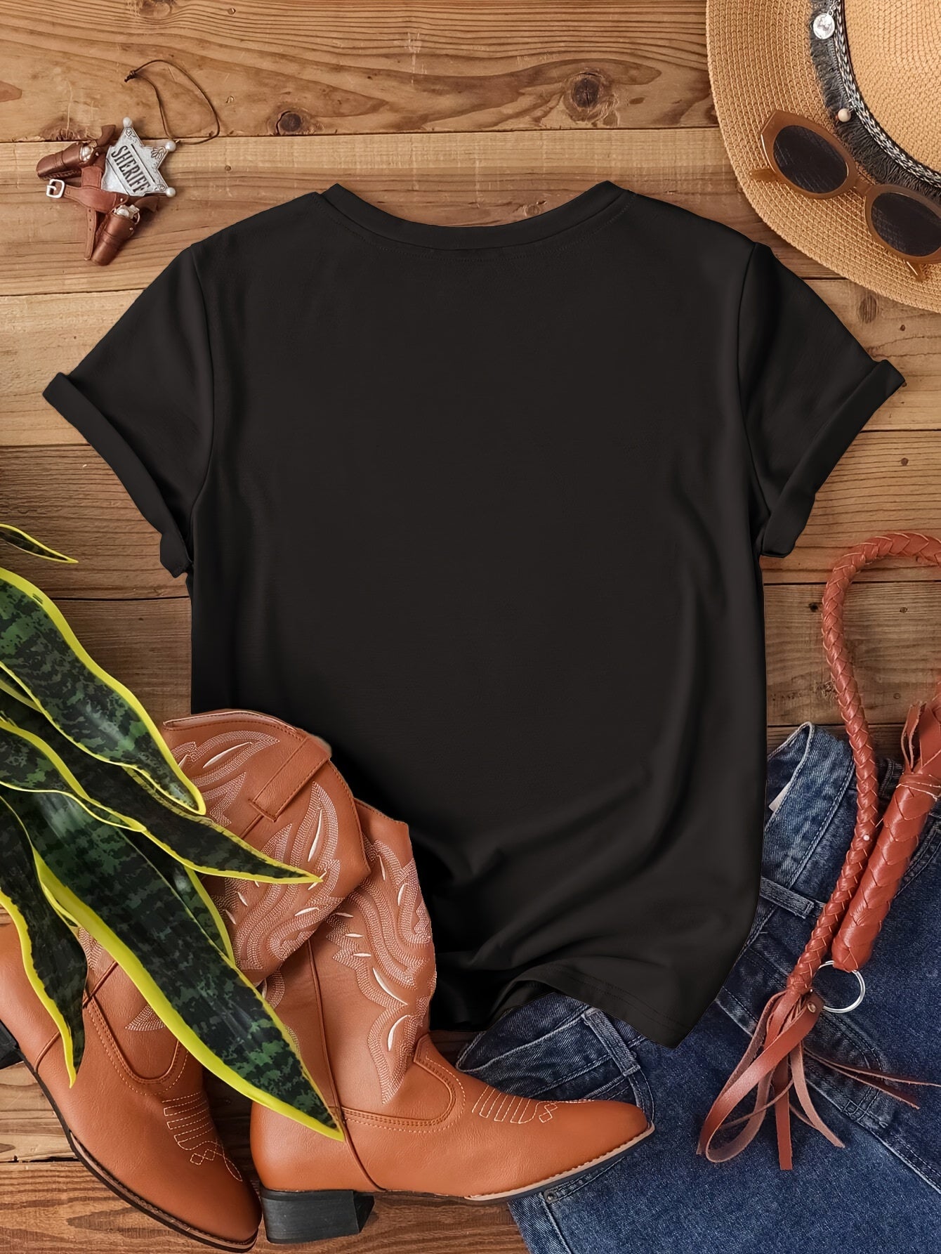 7040[2023 New Arrival Small Version Daisy Heart Print T-Shirt]