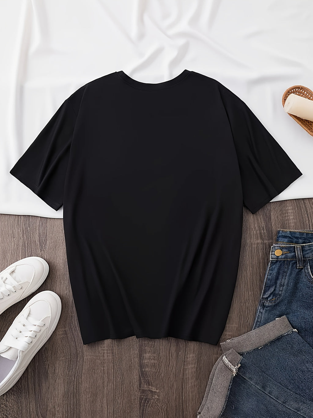 LIMITED EDITION Letter Slogan Graphic T-Shirt - Casual Round Neck Short Sleeve, Machine Washable