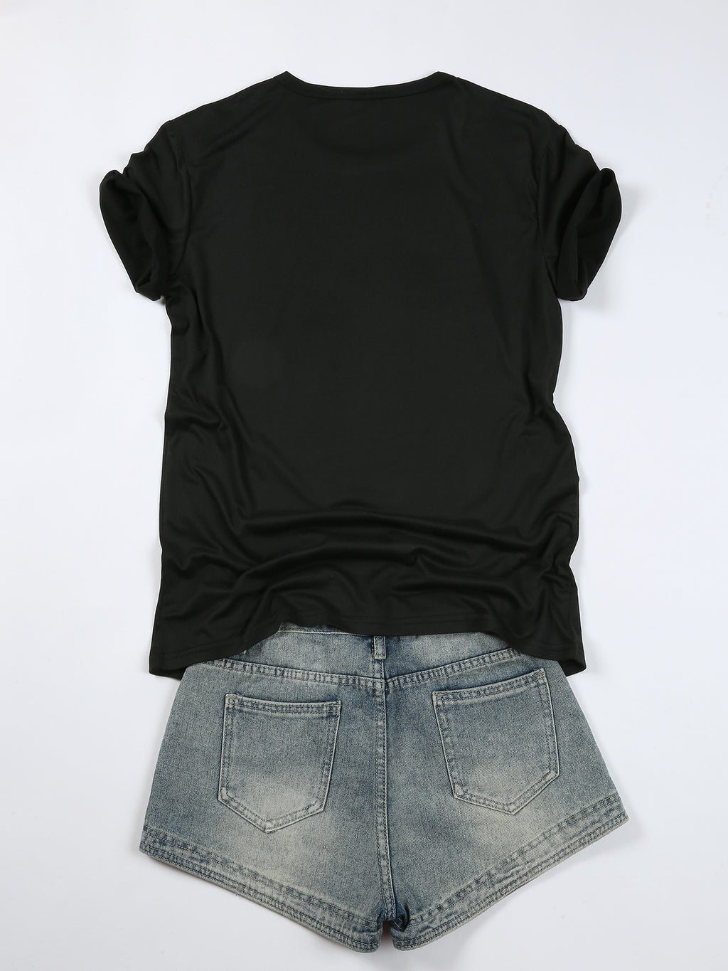 Creative Dragonfly&Butterfly&Dandelion Alphabetical Elements Printed T Shirt 3pcs Set, Summer and Spring Short Sleeve Round Neck Casual Tops Multi Sets for Women